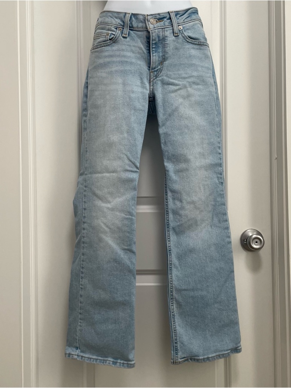 Levi's Light Blue Superlow Bootcut Jeans